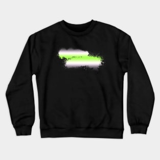 Agender Paint Smudge Minimalism Crewneck Sweatshirt